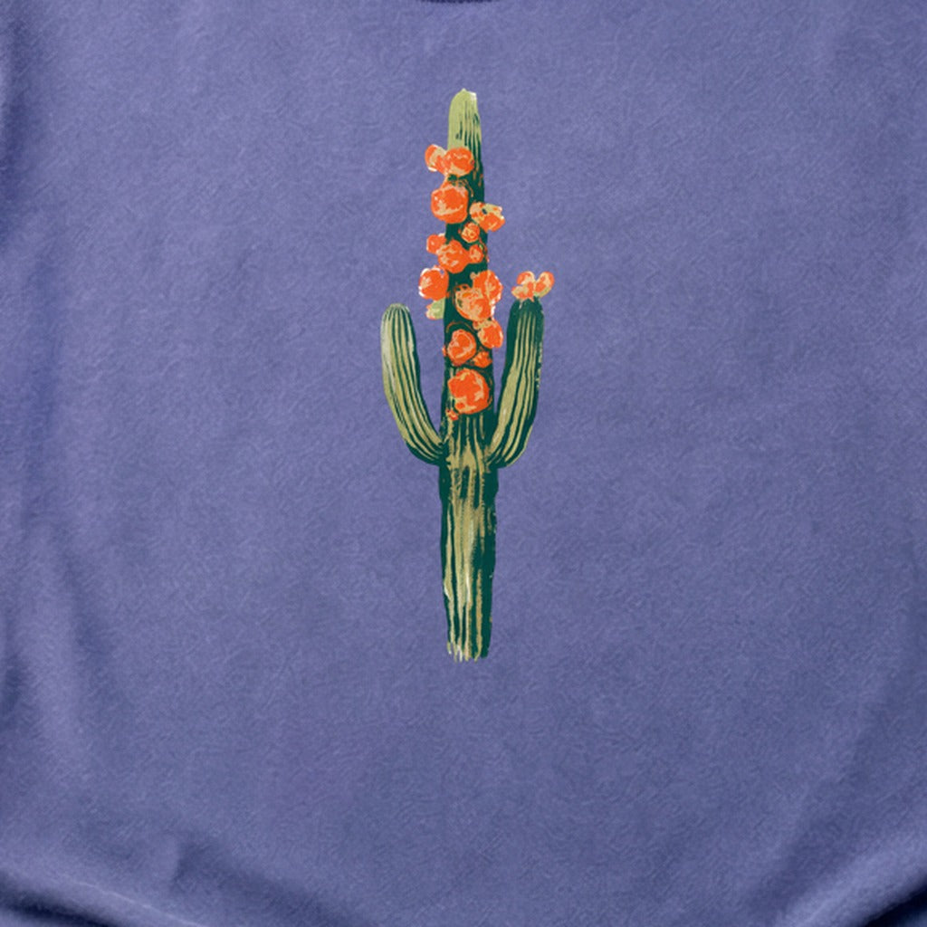 Painted Cactus in Bloom Cotton T-Shirt