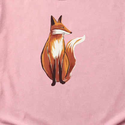 Painted Fox Cotton T-Shirt