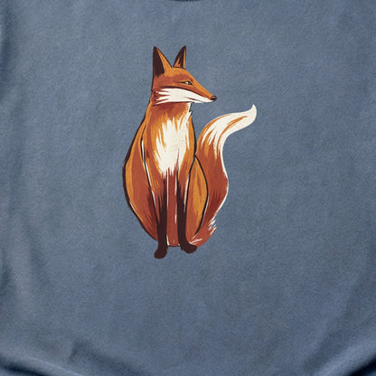 Painted Fox Cotton T-Shirt