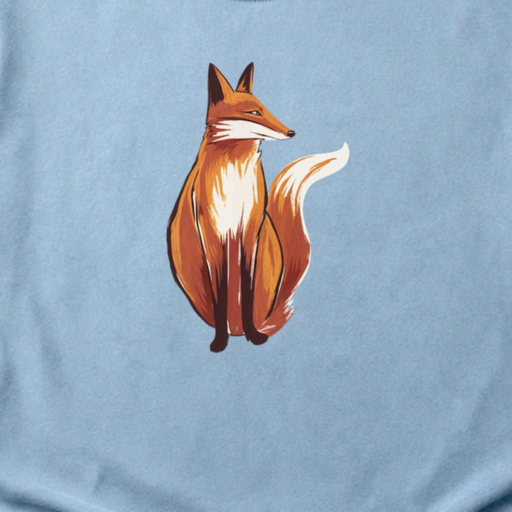 Painted Fox Cotton T-Shirt
