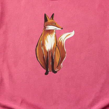 Painted Fox Cotton T-Shirt