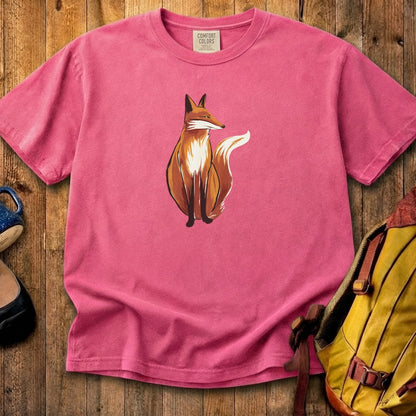 Painted Fox Cotton T-Shirt