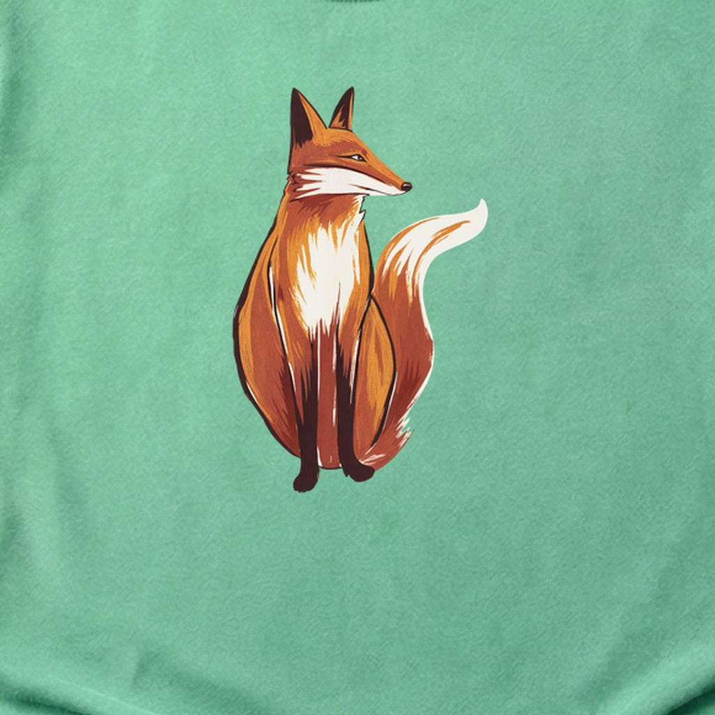 Painted Fox Cotton T-Shirt