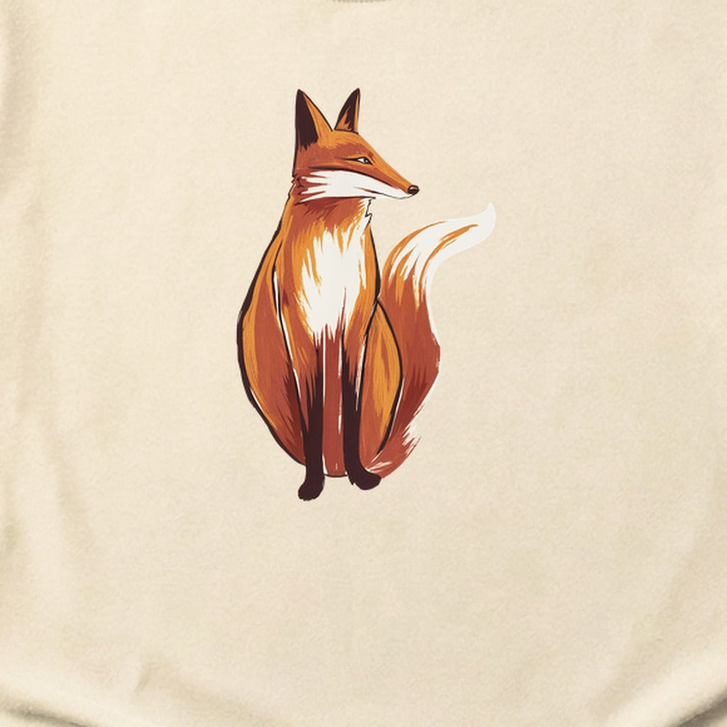 Painted Fox Cotton T-Shirt