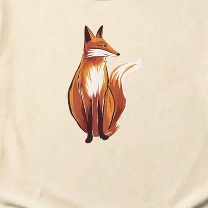 Painted Fox Cotton T-Shirt