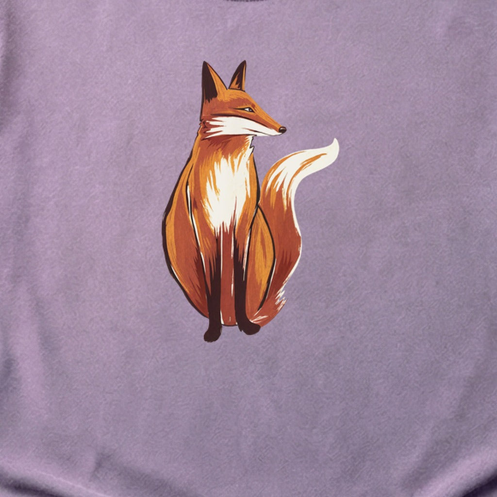 Painted Fox Cotton T-Shirt