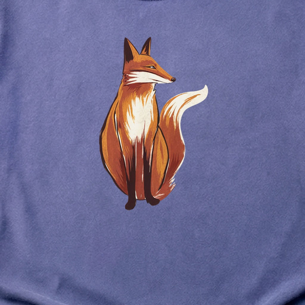 Painted Fox Cotton T-Shirt