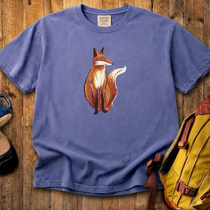 Painted Fox Cotton T-Shirt