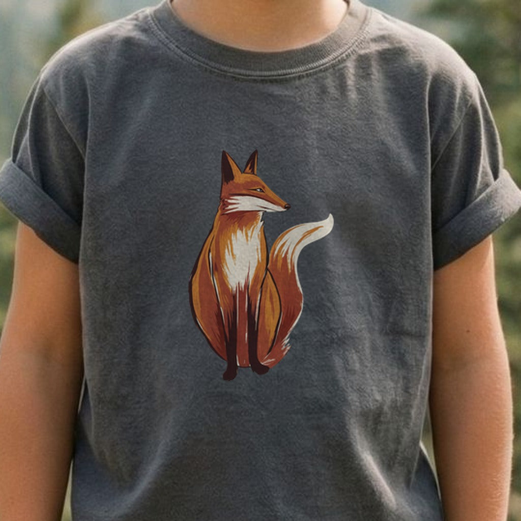 Painted Fox Kids Cotton T-Shirt