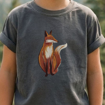 Painted Fox Kids Cotton T-Shirt