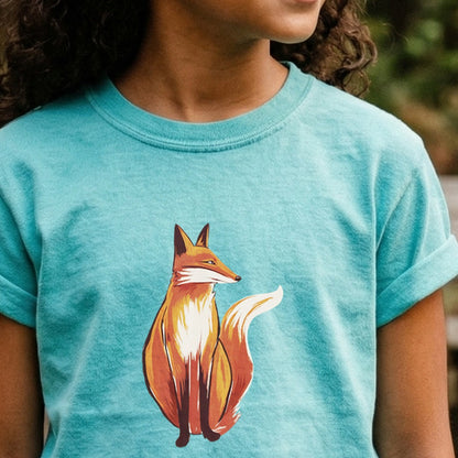 Painted Fox Kids Cotton T-Shirt