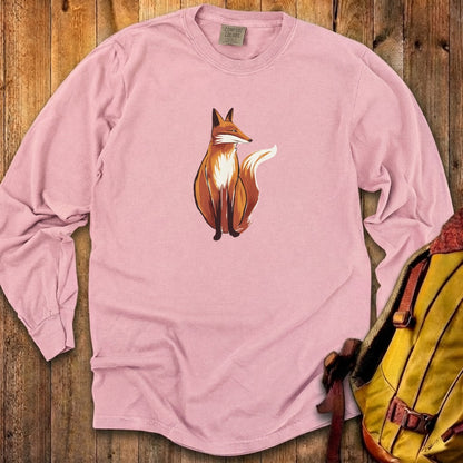 Painted Fox Cotton Long Sleeve