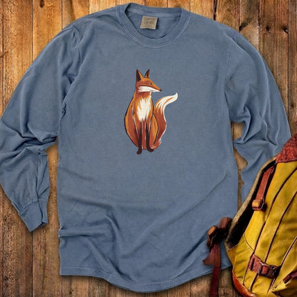 Painted Fox Cotton Long Sleeve
