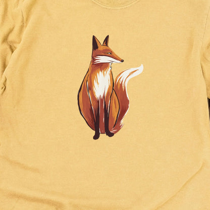Painted Fox Cotton Long Sleeve