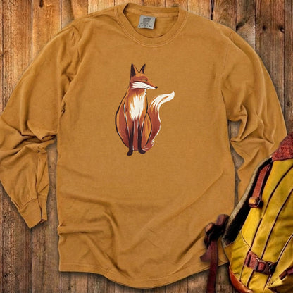 Painted Fox Cotton Long Sleeve