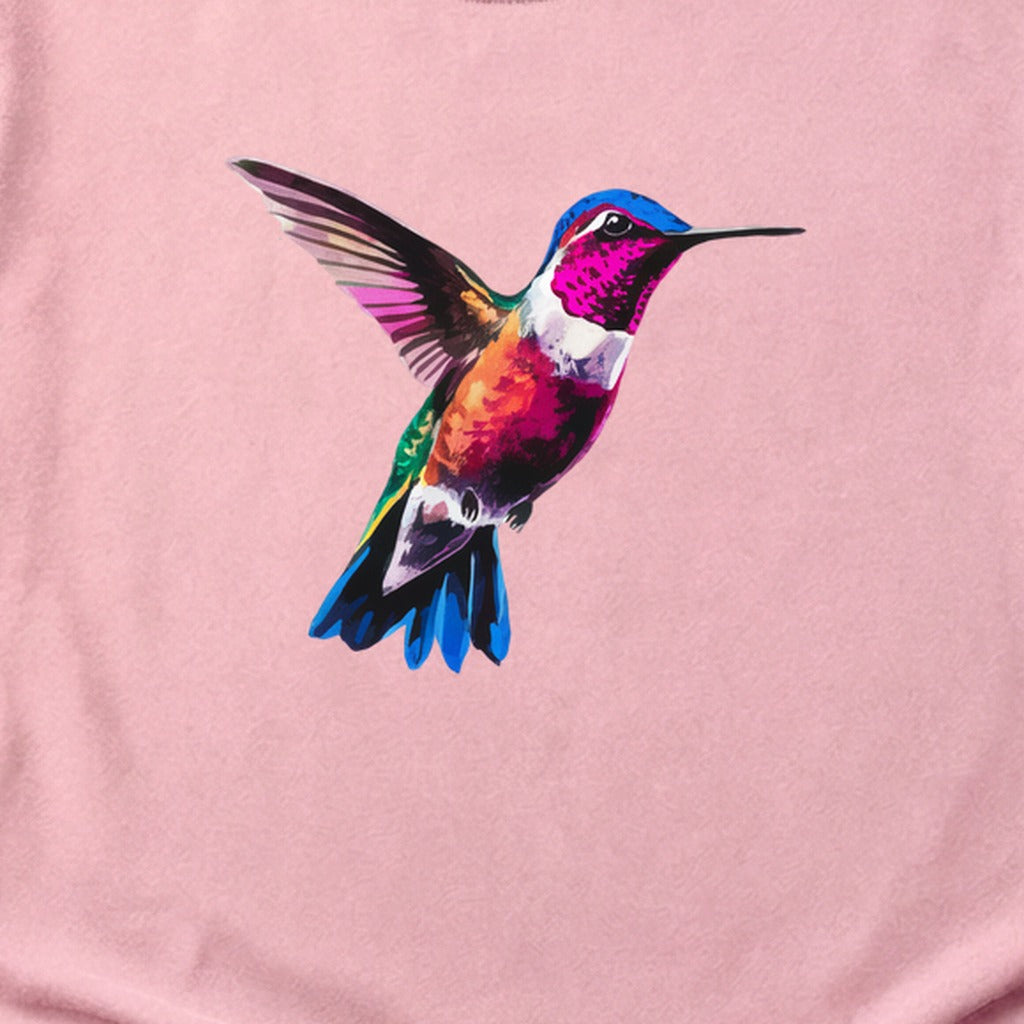 Painted Hummingbird Cotton T-Shirt