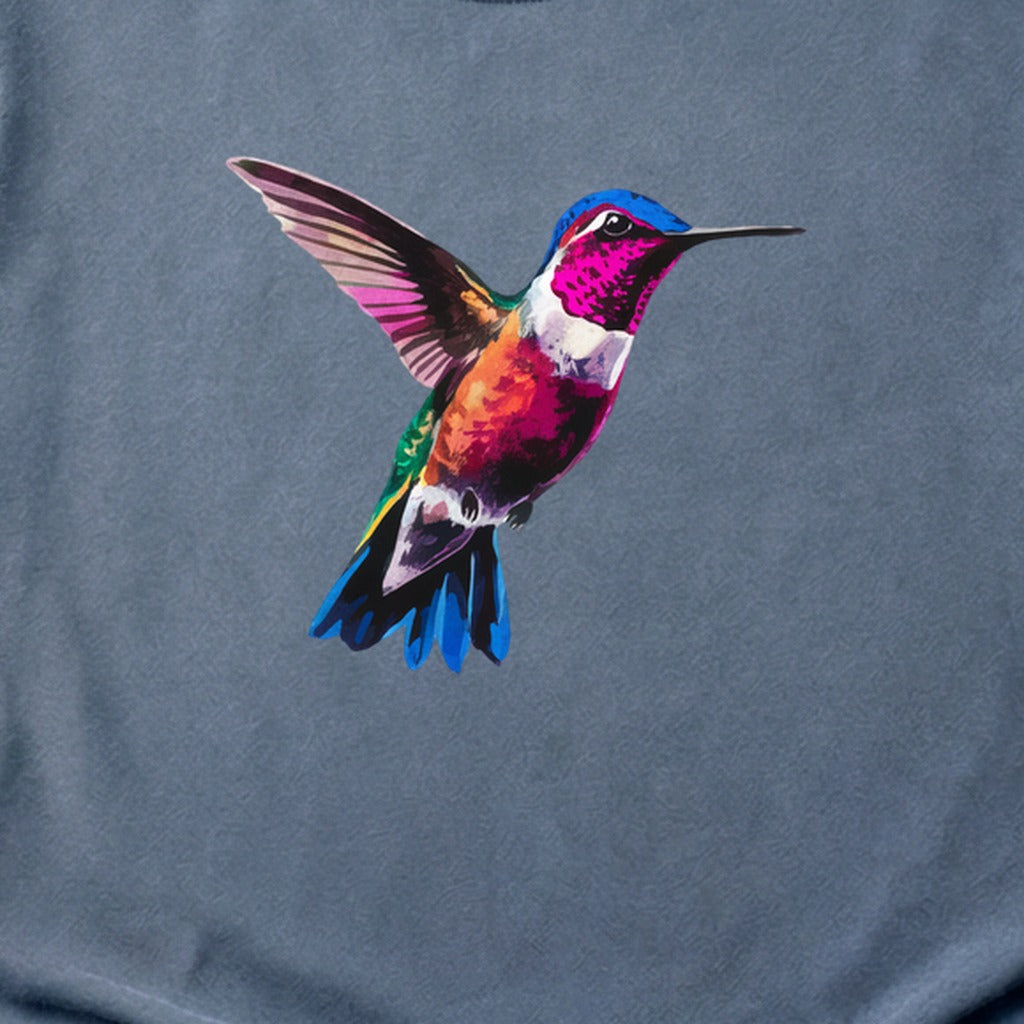 Painted Hummingbird Cotton T-Shirt