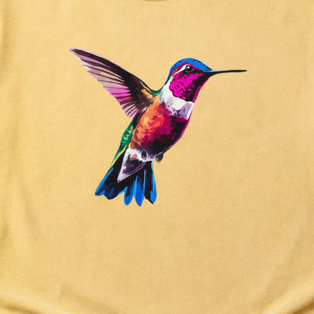 Painted Hummingbird Cotton T-Shirt
