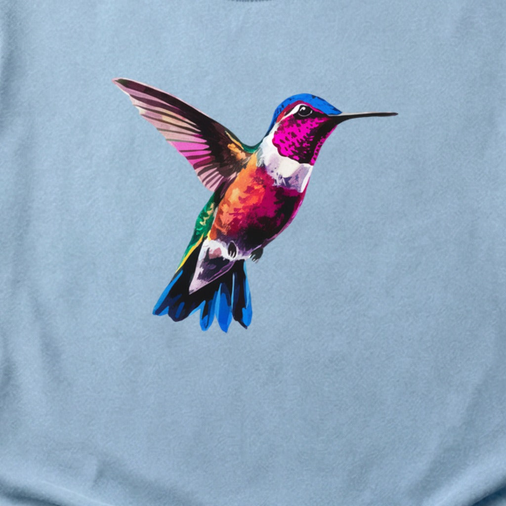 Painted Hummingbird Cotton T-Shirt