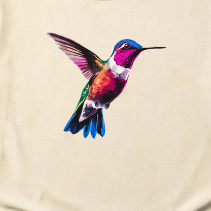 Painted Hummingbird Cotton T-Shirt
