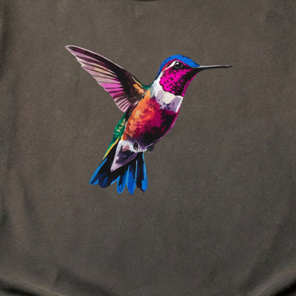 Painted Hummingbird Cotton T-Shirt
