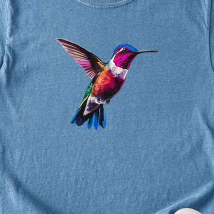 Painted Hummingbird Kids Cotton T-Shirt