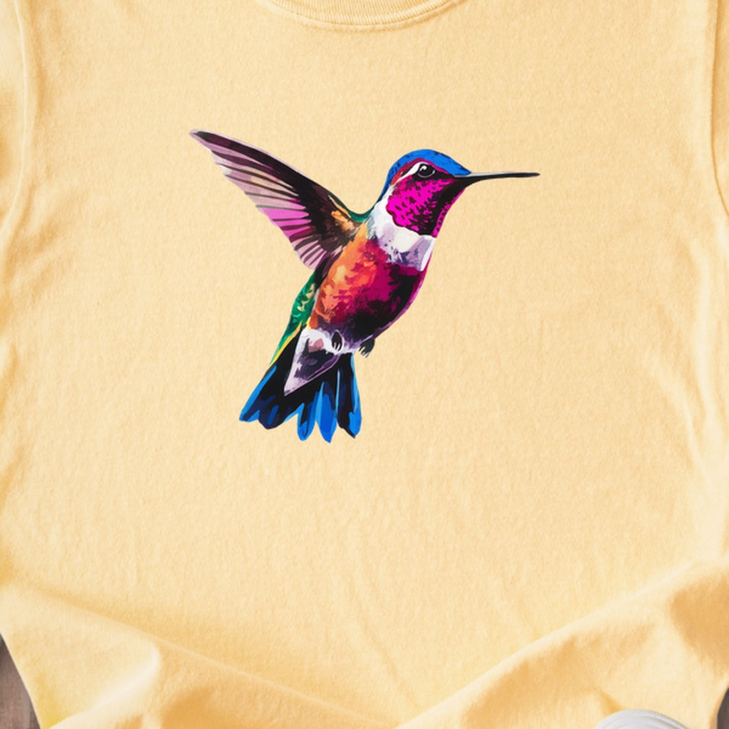 Painted Hummingbird Kids Cotton T-Shirt