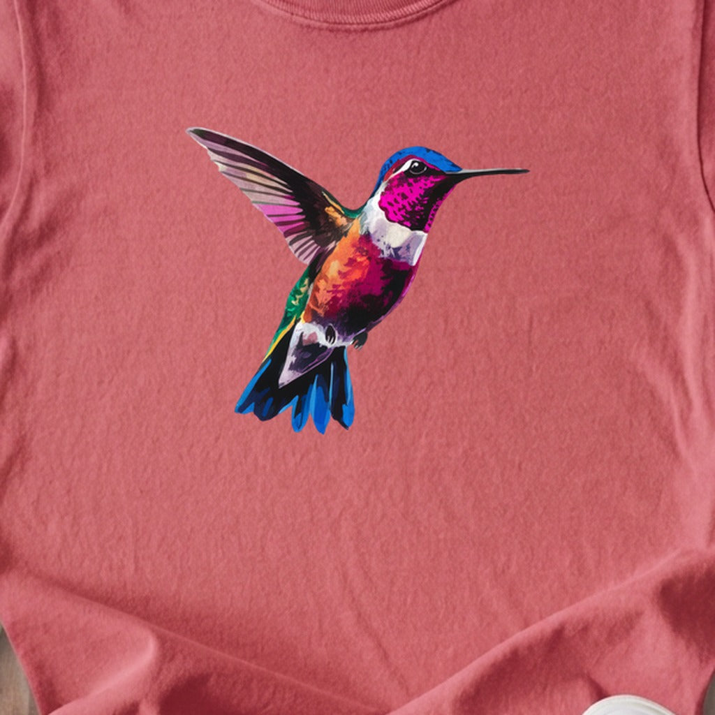 Painted Hummingbird Kids Cotton T-Shirt