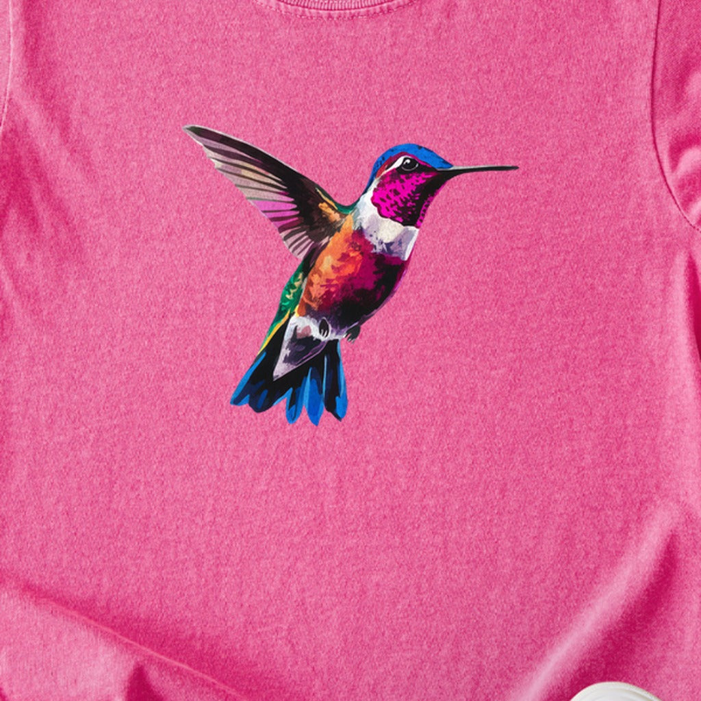 Painted Hummingbird Kids Cotton T-Shirt