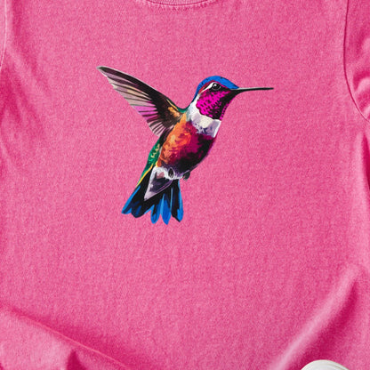 Painted Hummingbird Kids Cotton T-Shirt