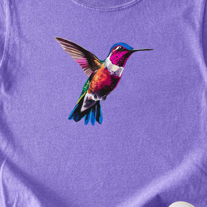 Painted Hummingbird Kids Cotton T-Shirt