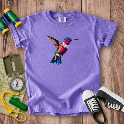 Painted Hummingbird Kids Cotton T-Shirt