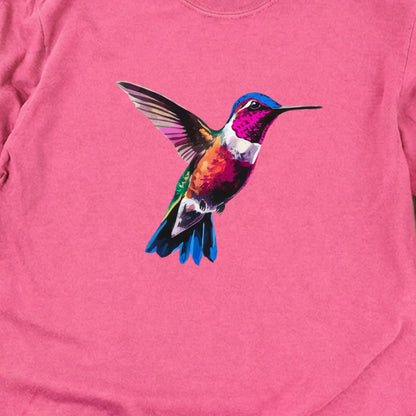 Painted Hummingbird Cotton Long Sleeve