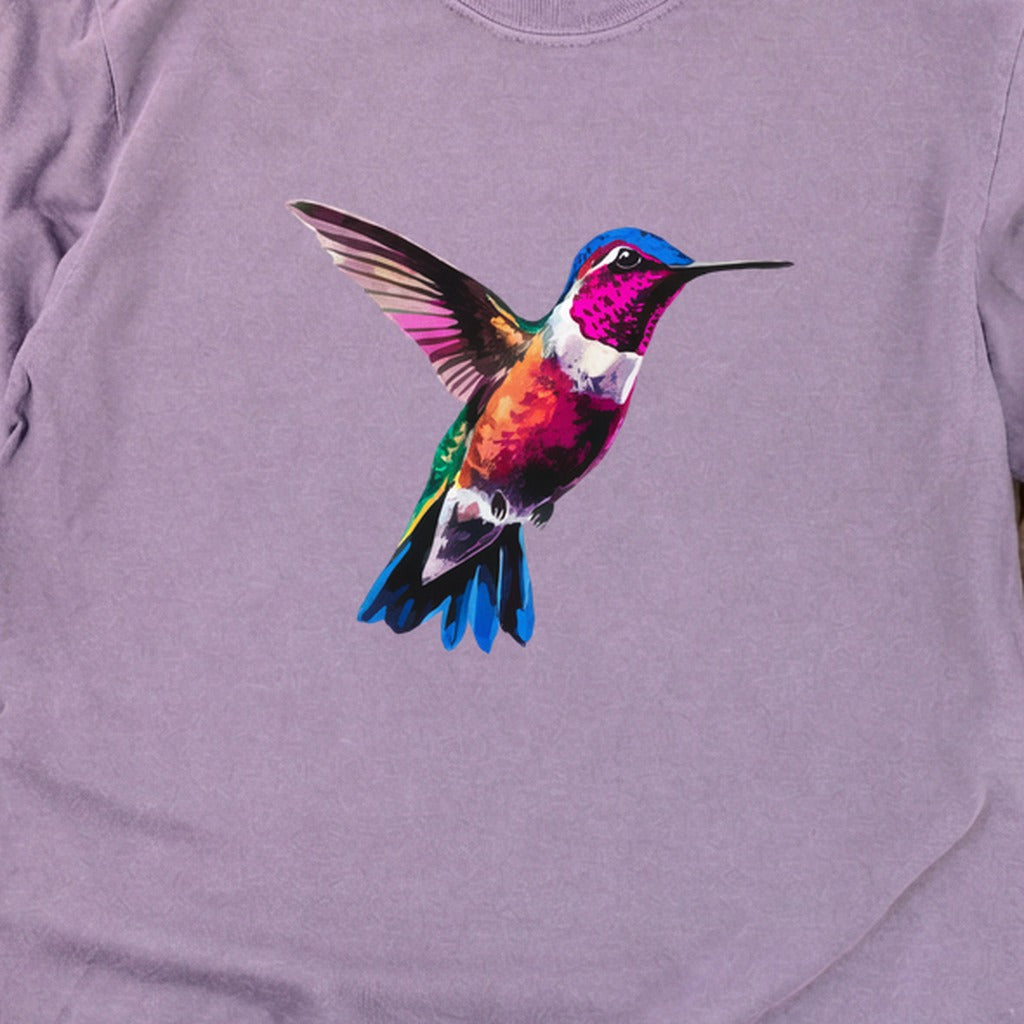 Painted Hummingbird Cotton Long Sleeve