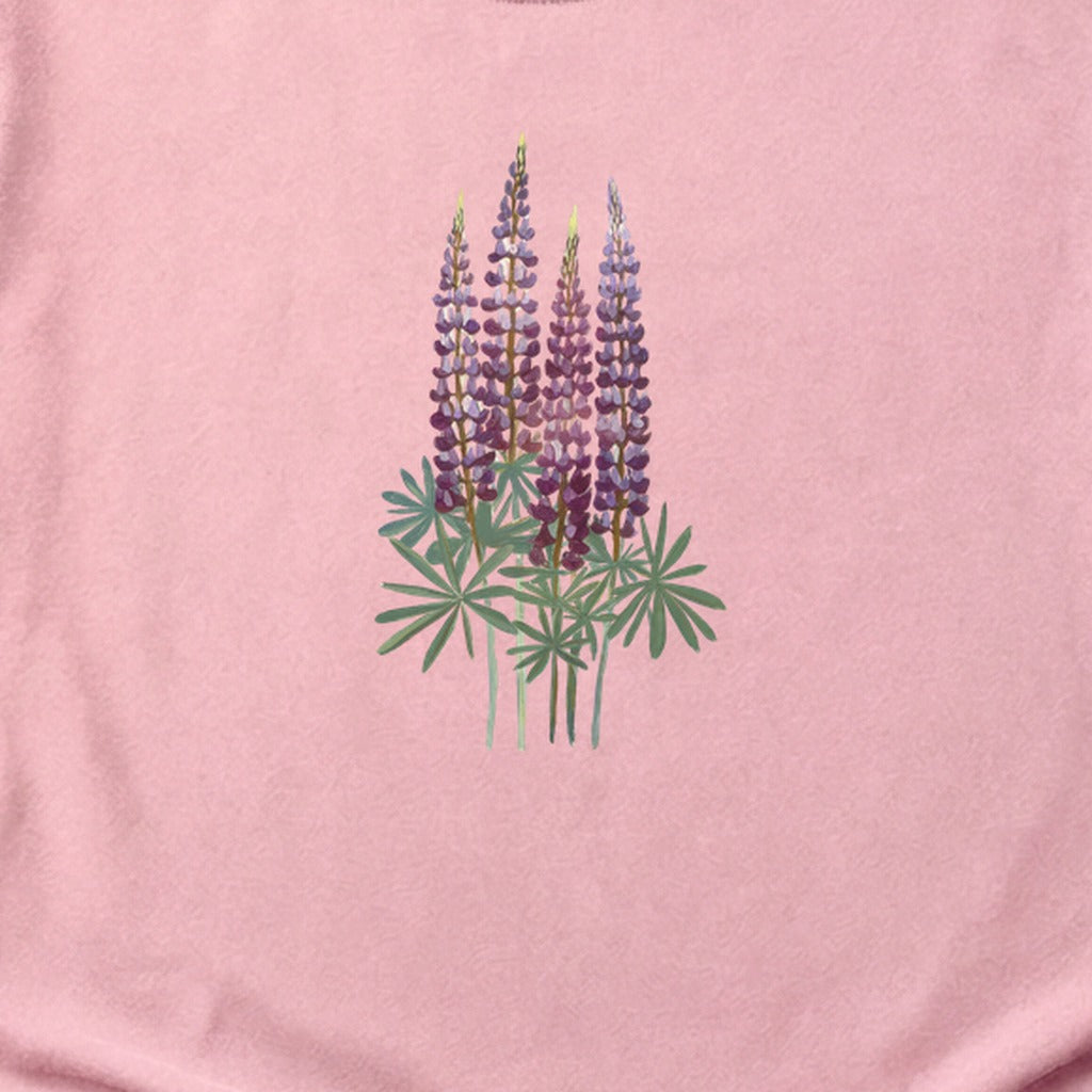 Painted Lupine Cotton T-Shirt
