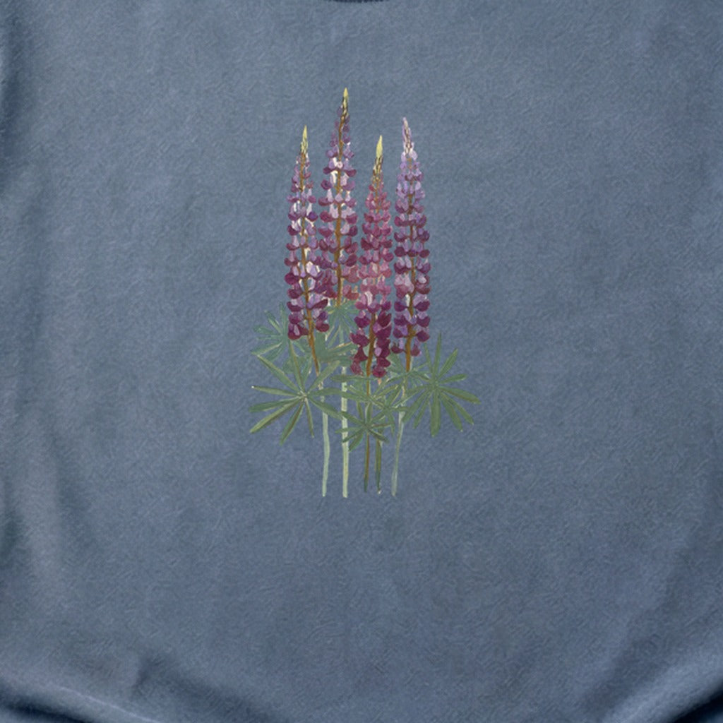 Painted Lupine Cotton T-Shirt