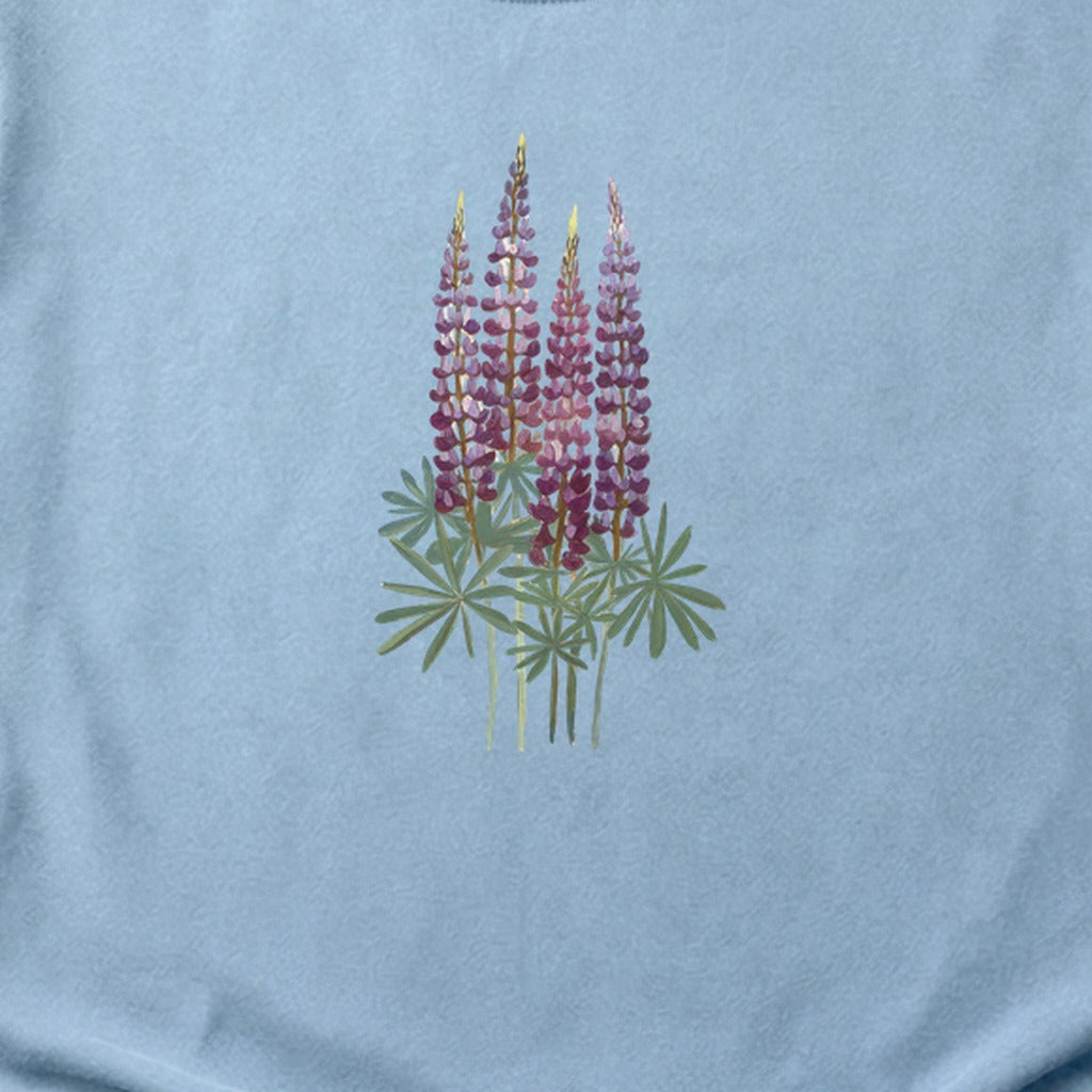 Painted Lupine Cotton T-Shirt