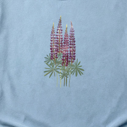 Painted Lupine Cotton T-Shirt