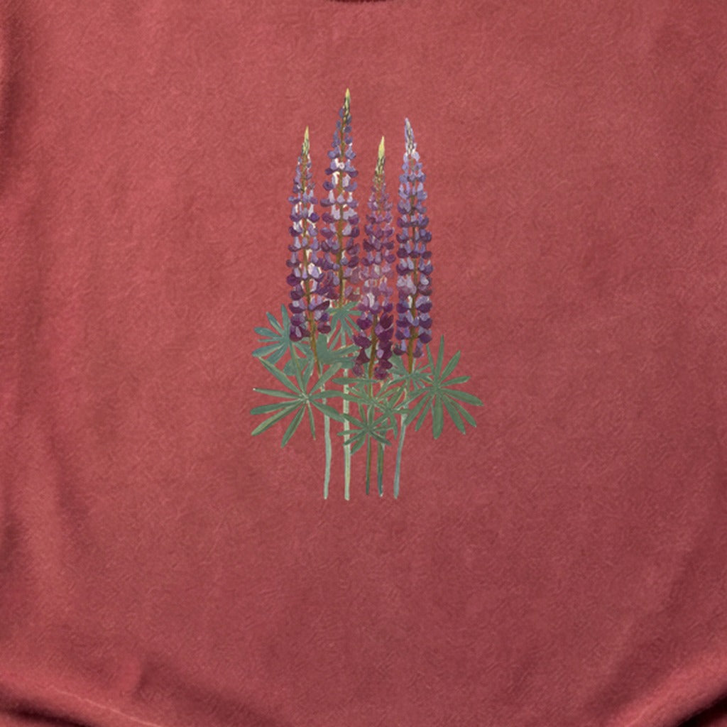 Painted Lupine Cotton T-Shirt