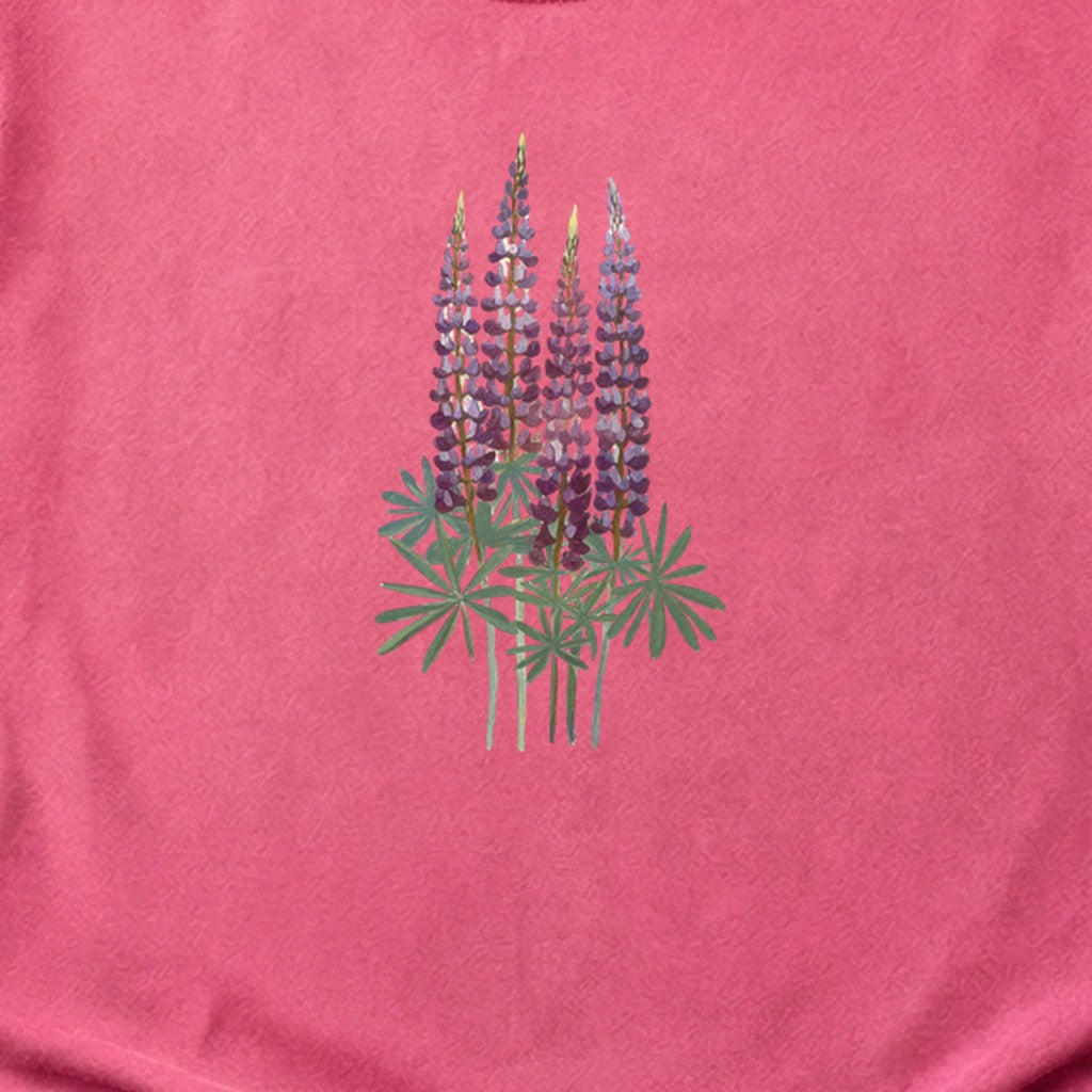 Painted Lupine Cotton T-Shirt