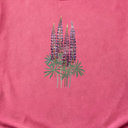Painted Lupine Cotton T-Shirt