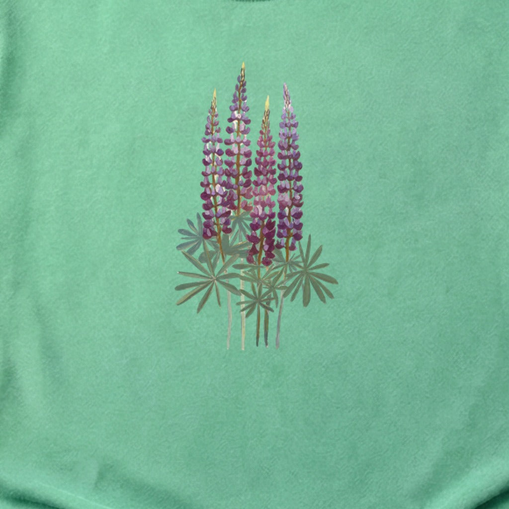 Painted Lupine Cotton T-Shirt