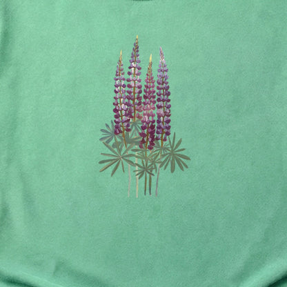 Painted Lupine Cotton T-Shirt