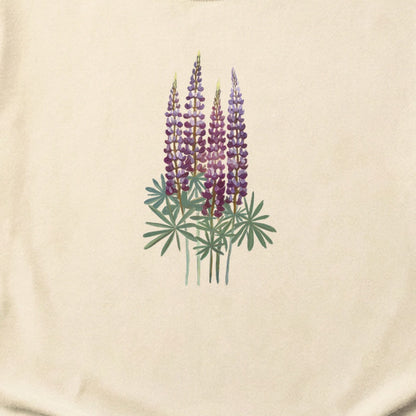 Painted Lupine Cotton T-Shirt