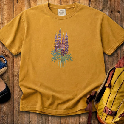 Painted Lupine Cotton T-Shirt