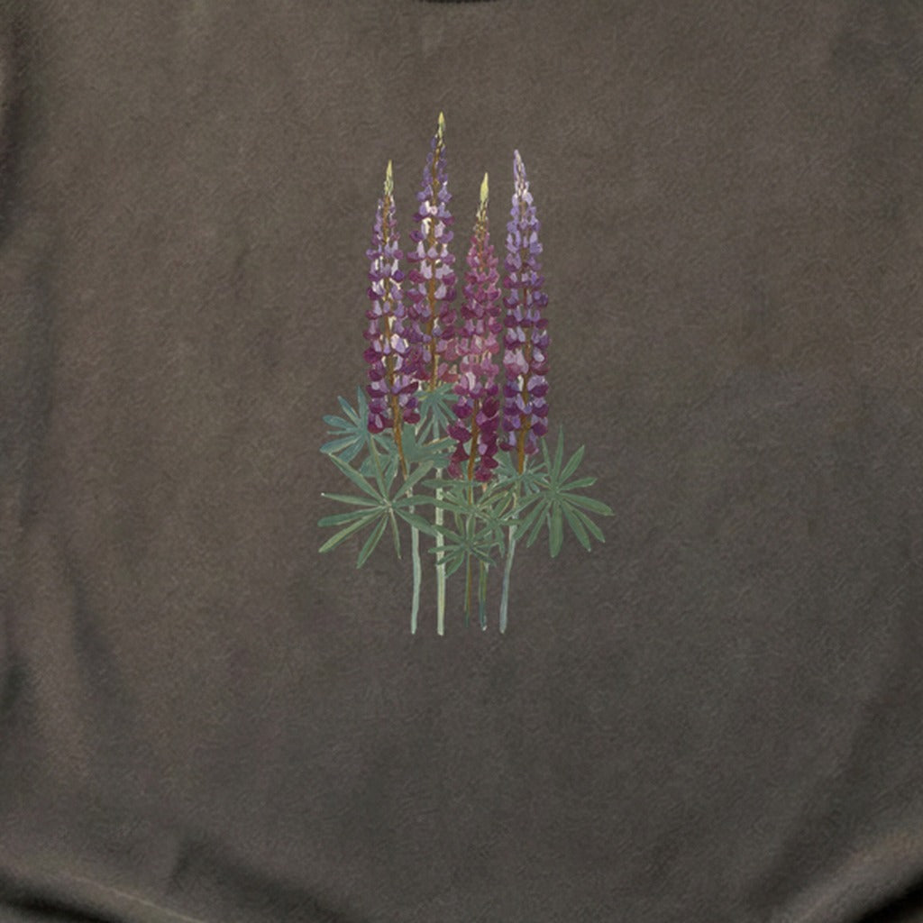Painted Lupine Cotton T-Shirt