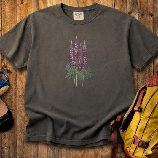 Painted Lupine Cotton T-Shirt