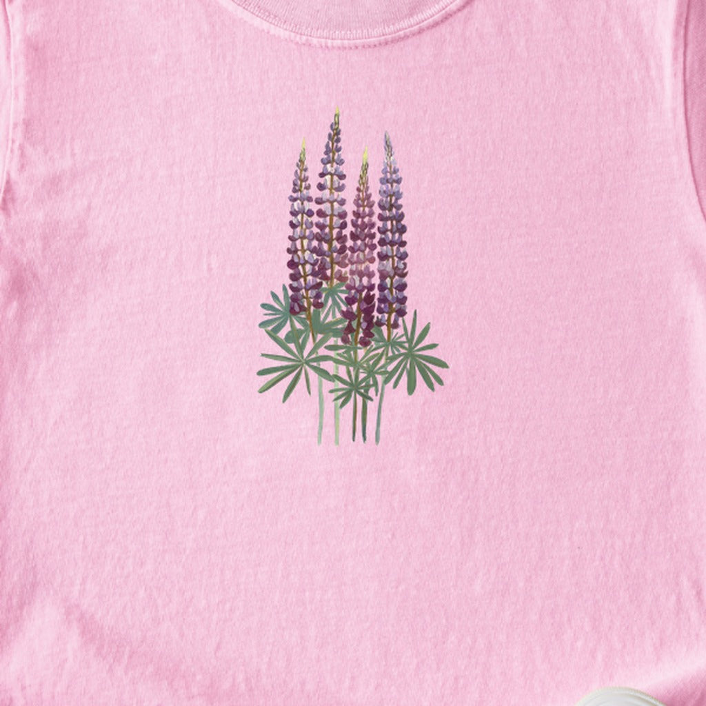 Painted Lupine Kids Cotton T-Shirt