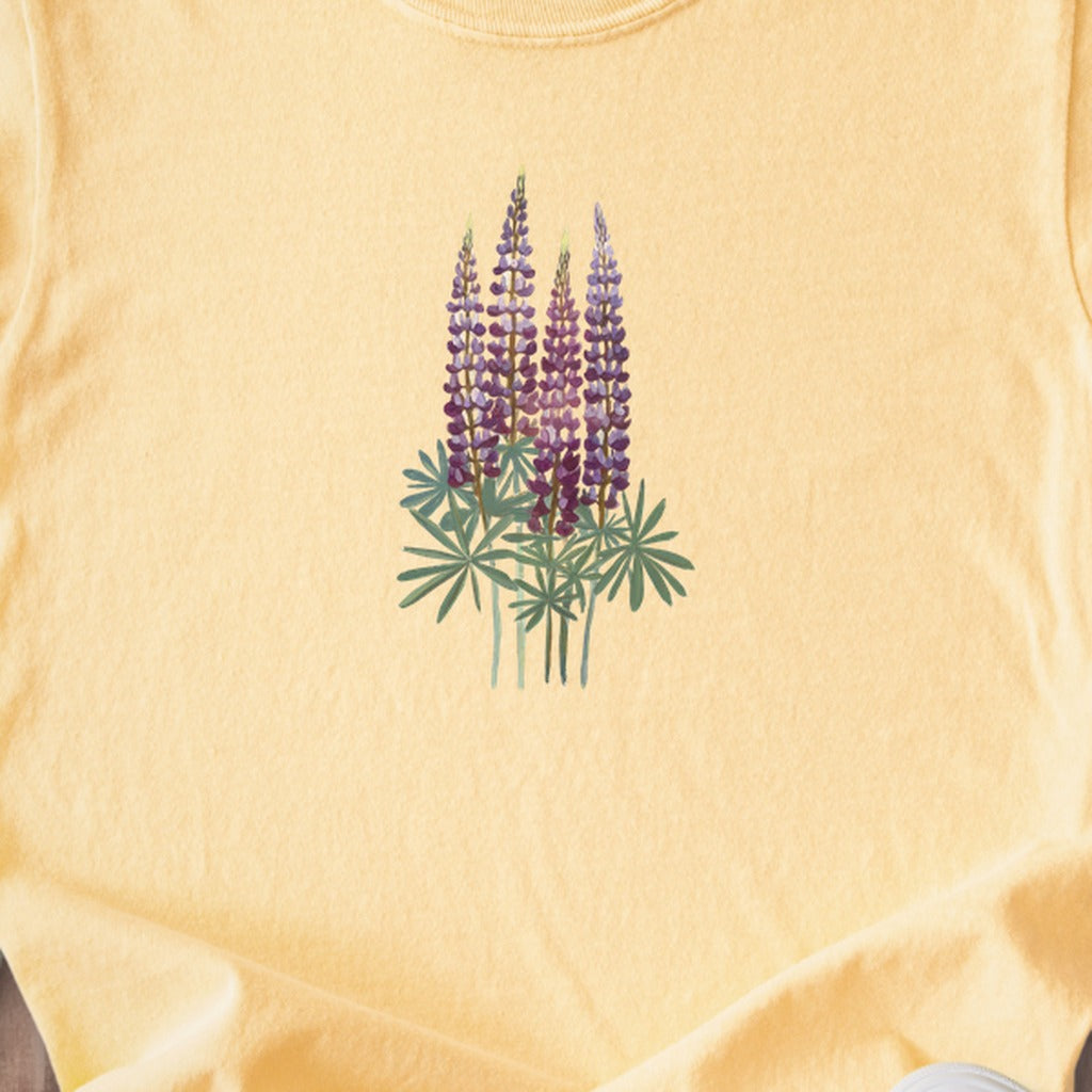 Painted Lupine Kids Cotton T-Shirt