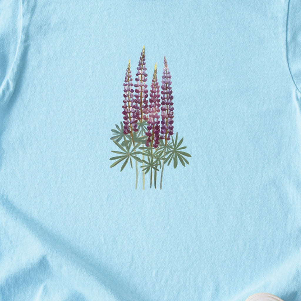 Painted Lupine Kids Cotton T-Shirt